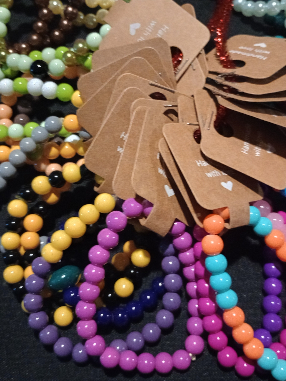 10 Colorful Beaded Bracelet  Random Pick Sets - Assorted Multicolor - Picture 2 of 7